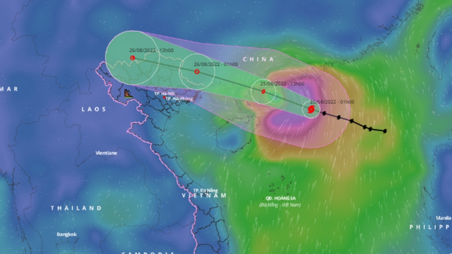 Storm Maon moves closer, rain starts in northern Vietnam